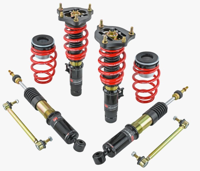 Honda Civic Si Coilover Suspension Kit - Front + Rear - Skunk2 Racing - Pro-ST 12-Way Adjustable - Gold - `17-`20